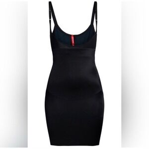 Spanx‎ SmartGrip Women's Black Open-Bust Shaping Slip Adjustable Straps Sz Small